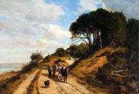 Boudin, Eugene - The Road from Trouville to Honfleur